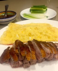 Duck Breast with Egg Pancakes