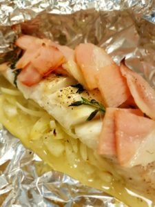 Bacon and Fennel Baked Fish