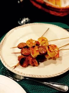 Prawn & Chorizo Skewers
